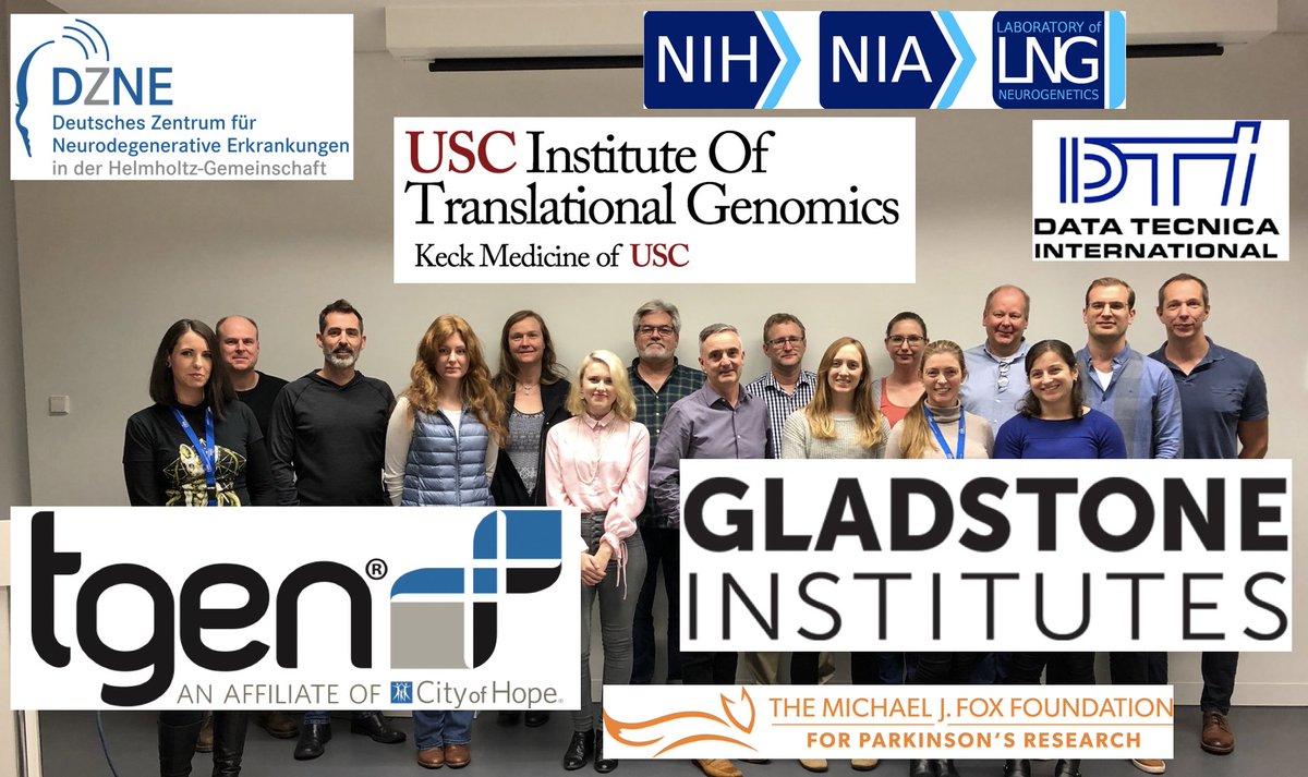 FoundinP's tweet photo. The 2018 #FOUNDINPD team during the annual meeting at DZNE Tuebingen Germany! #parkinsons @FoundinP @SingletonNeuro https://t.co/yXITj9SeKV