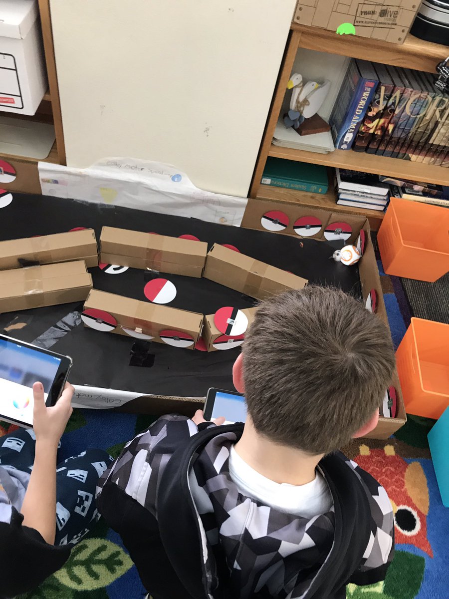 DianaColby's tweet image. #HourOfCode - week 2. Robot Time! It should be #monthofcode @WonderWorkshop @SpheroEdu @Bluebonnet_ES @KellerISD @KellerLibraries