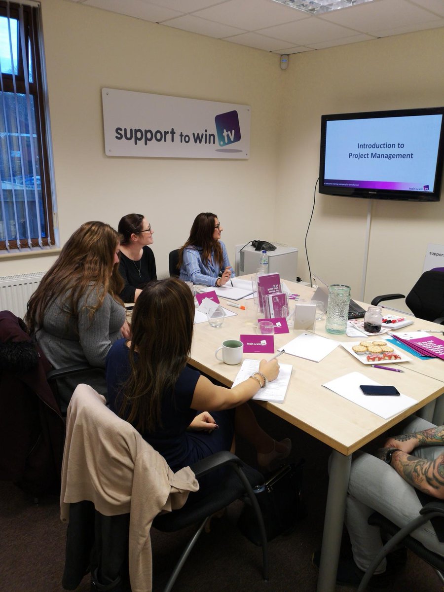 Our Operations Director, Tamsin, had a fantastic day on our ‘Introduction to Project Management’ course  with mince pies &amp; mulled wine all round at our head office in Fleet - supporttowin.tv
 #SupportToWin #ProjectMangement