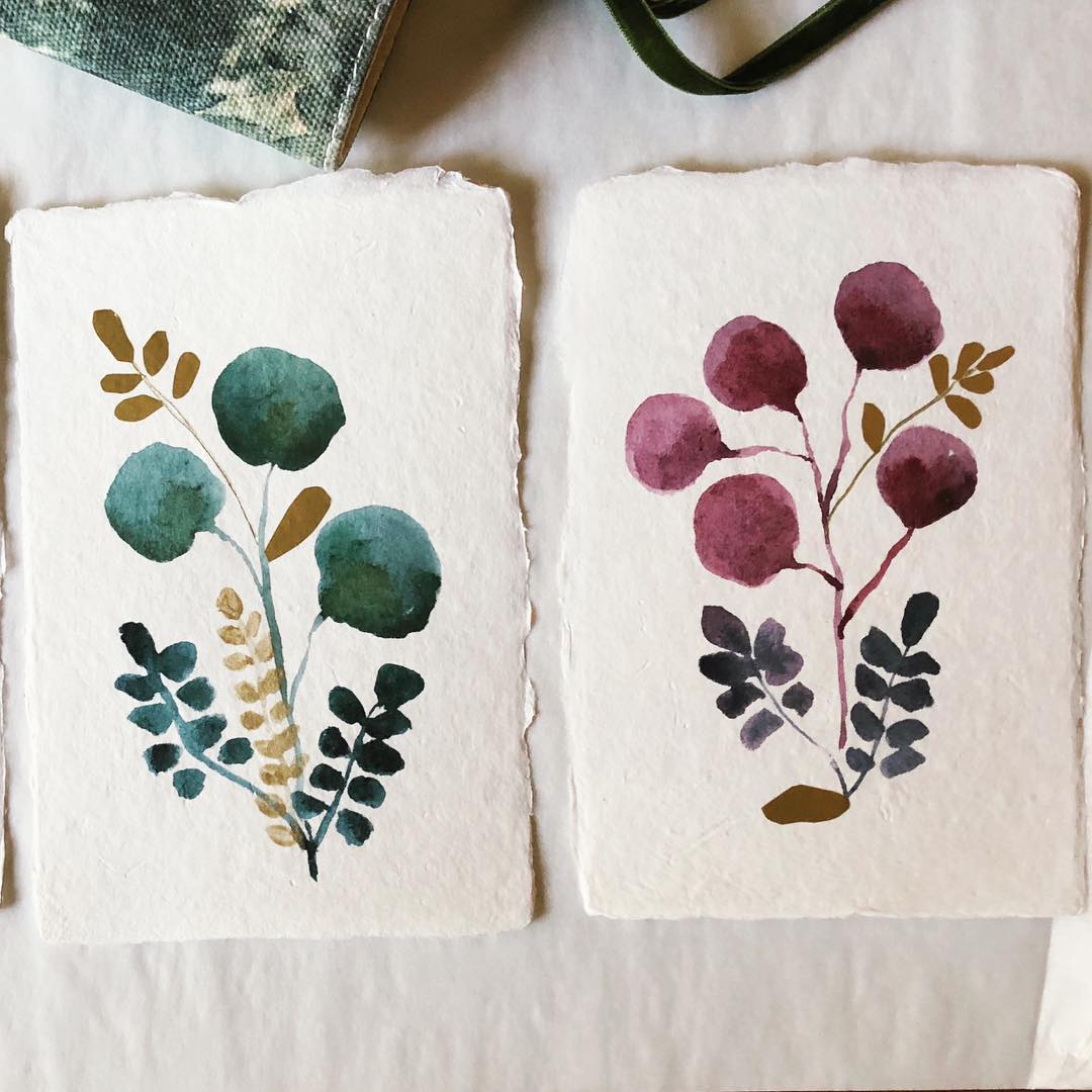 HelloMinted's tweet photo. When nature sparks your imagination. 🌿 See the inspiration behind #MintedArtist Aspa Gika's watercolor botanicals → https://t.co/7sWFm8G1AS https://t.co/RbvKmPnnaL