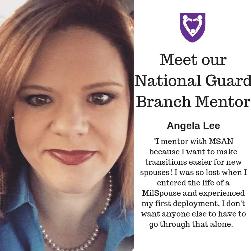 MilSpouseAdvNet's tweet photo. We would like to introduce to you Angela Lee, our National Guard Branch Mentor. #MSAN #teammember #programmentor #StrongSpousesStrongerFamilies #branchmanager #mentor #promotion https://t.co/8CdaZU1ILf