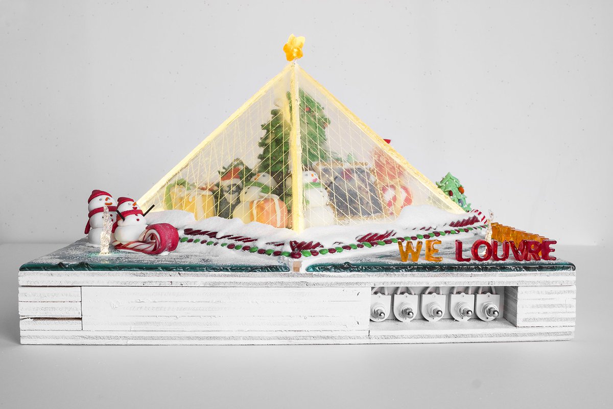 designLABBERS's tweet image. Its that time of year again! For this year&apos;s @BSAAIA Gingerbread Competition we&apos;ve created the @MuseeLouvre&apos;s iconic I.M. Pei designed pyramid in a piece we call &quot;We Louvre #Modernism&quot;! Check out all the entries at the #BSASpace and vote for the best here: one.bidpal.net/gingerbread/br…