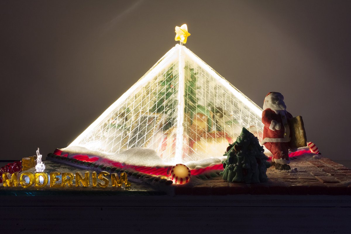 designLABBERS's tweet image. Its that time of year again! For this year&apos;s @BSAAIA Gingerbread Competition we&apos;ve created the @MuseeLouvre&apos;s iconic I.M. Pei designed pyramid in a piece we call &quot;We Louvre #Modernism&quot;! Check out all the entries at the #BSASpace and vote for the best here: one.bidpal.net/gingerbread/br…