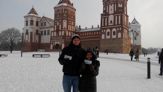 vibe_adventures's tweet photo. January 2016, -20C, Belarus, UNESCO Herirage Site - Mir Castle, posing with old currency - BYR 🌄🚙😉 #belarus #mir #mircastle #castle #winter #snow #cold #freezing #happy #unesco #unescoworldheritage #wanderlust #heritage #architecture #history #worldh… https://t.co/XT0P87Vr9i https://t.co/1BoCTVESGA