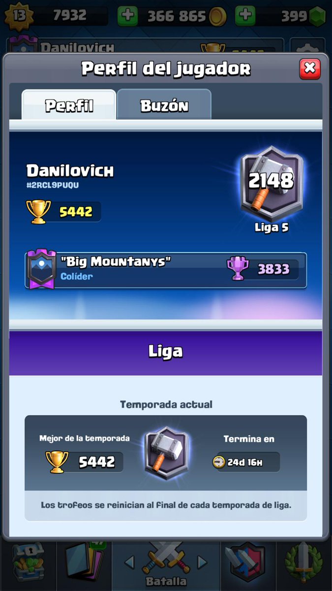 Rios (@riioss_) on Twitter photo Chicos tengo un colega q es muy muy bueno al clash royale, top 76 de España, pero no tiene equipo y quiere entrar al competitivo, asiq si estais interesados o quereis hablar con el su twitter es <a href="/Danilovich18/">⚡️Danilovich⚡️</a>
🔁RT y ❤MG se agrece MUCHÍSIMO Chicos tengo un colega q es muy muy bueno al clash royale, top 76 de España, pero no tiene equipo y quiere entrar al competitivo, asiq si estais interesados o quereis hablar con el su twitter es <a href="/Danilovich18/">⚡️Danilovich⚡️</a>
🔁RT y ❤MG se agrece MUCHÍSIMO