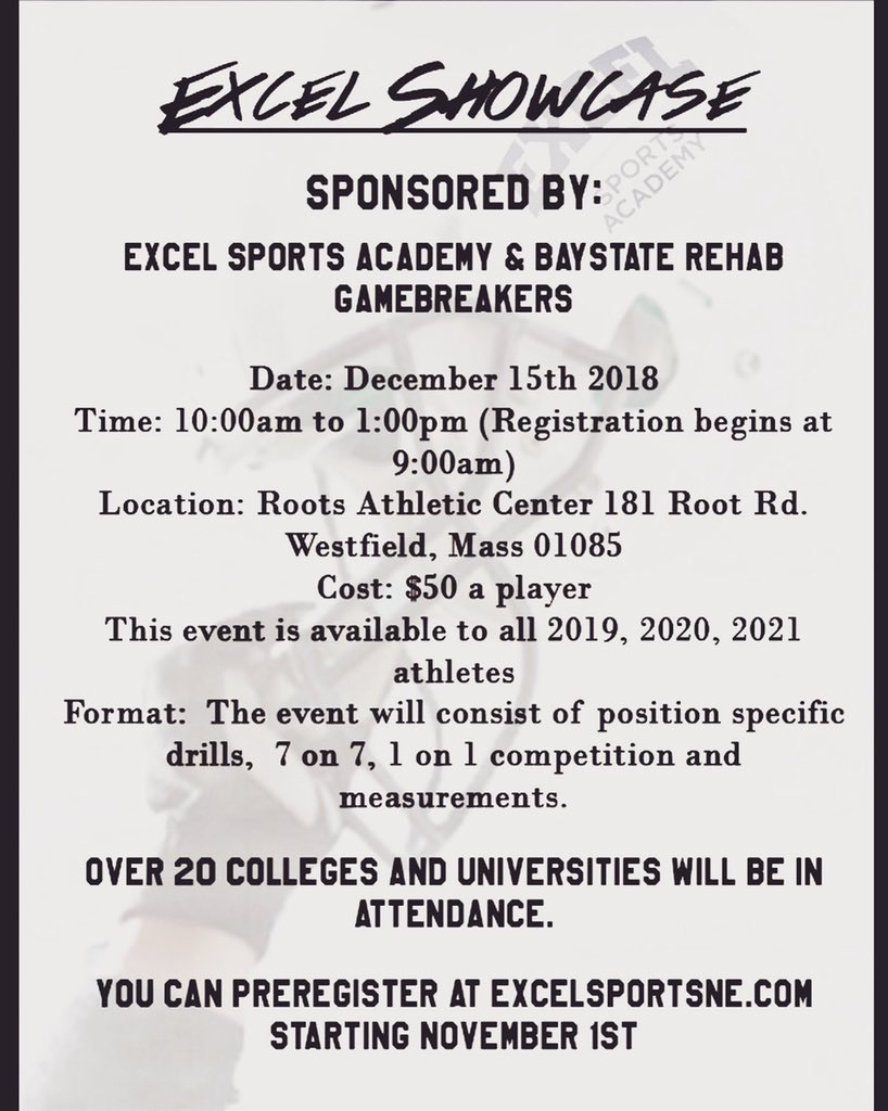 ESAofNewEngland's tweet photo. 48 hours away from the first Showcase to hit Western Mass. Register at https://t.co/3V194YRyGJ
#ExcelShowcase
#CollegeBound
#AllAboutTheKids https://t.co/UcNPVH87iV