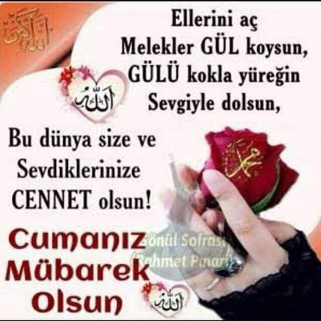 Tüm İslâm aleminin cuma sı mübarek olsun