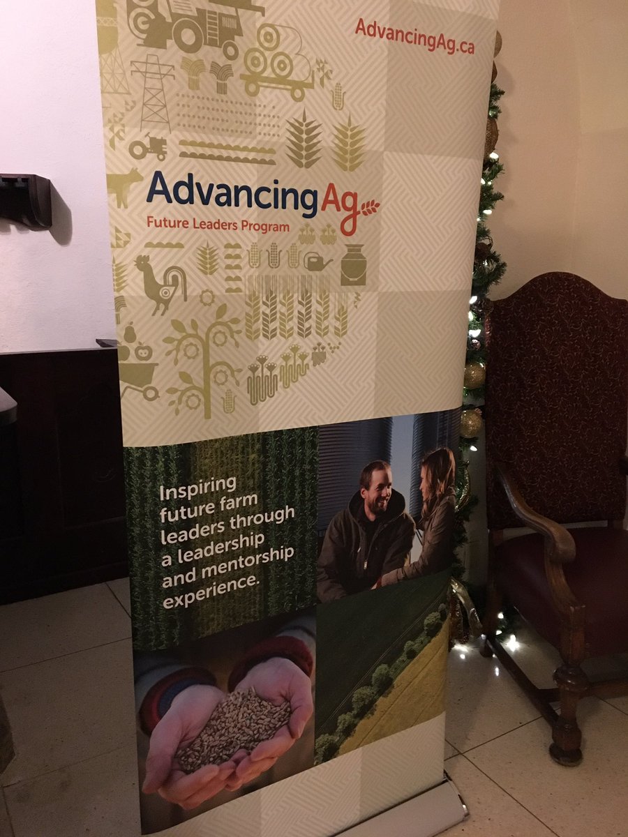 AdvancingAg's tweet photo. Our program members @mgehlert_ @isthibout @Hoparella are in Banff today for the Prairie Cereals Summit. Follow along to hear about their day! #PCS2018 https://t.co/X8KiTtGisC
