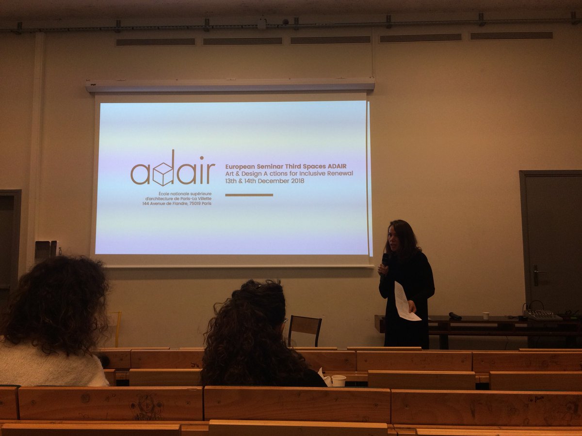 carolinecintas's tweet photo. European seminar Third spaces ADAIR présentations &échanges stimulants. #3rdspaces #riga #zagreb #mollenbech #sparte/Athènes #toronto #paris @laStation-Gare des Mines.@UniversiteLiege @HECLiege @universidadnac1 Colombie @univrouen #laboratoire NIMEC. https://t.co/umGlFmwQDI