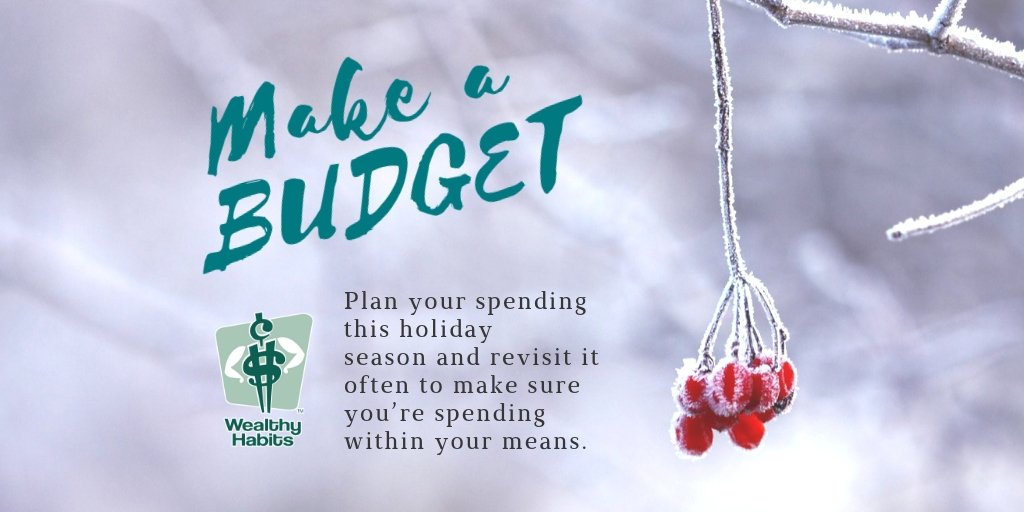 Before you start researching the sales, buying gifts, and organizing parties for this holiday season, make a budget! It is a big help to plan for where your money is going. Don't forget unexpected costs like travel expenses and themed-activities.