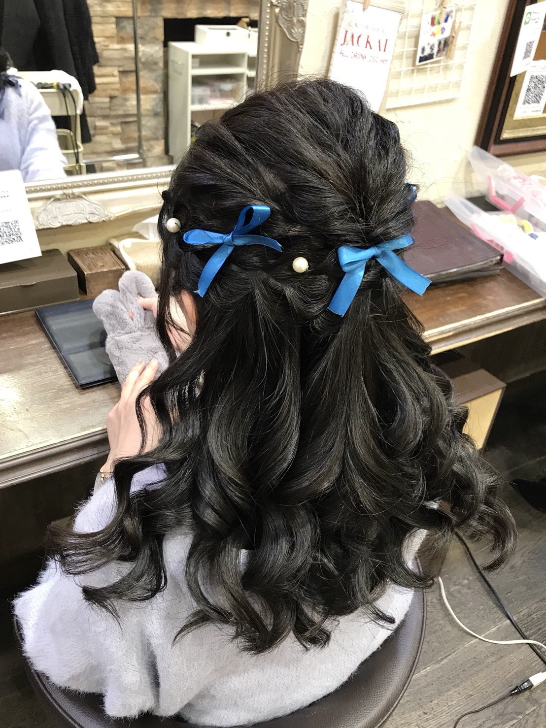 心斎橋 ミナミ セットサロンエース En Twitter ヘアアクセが映えやすい 黒髪アレンジ ヘアセット セットサロン リボンヘアメ T Co Ipoov2dzbf Twitter