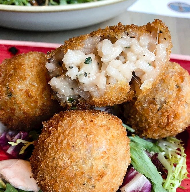 I R R E S I S T I B L Y |  G O O D 

Housemade arancini and perfect pasta lunch plates Monday through Friday only at Chow Morso.
cc @ denver_eats