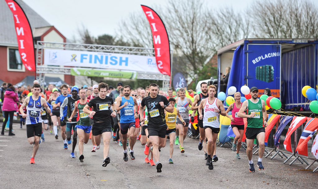 Starting line on Saturday 8, December 2018 Clon IX #runclon #findyourself