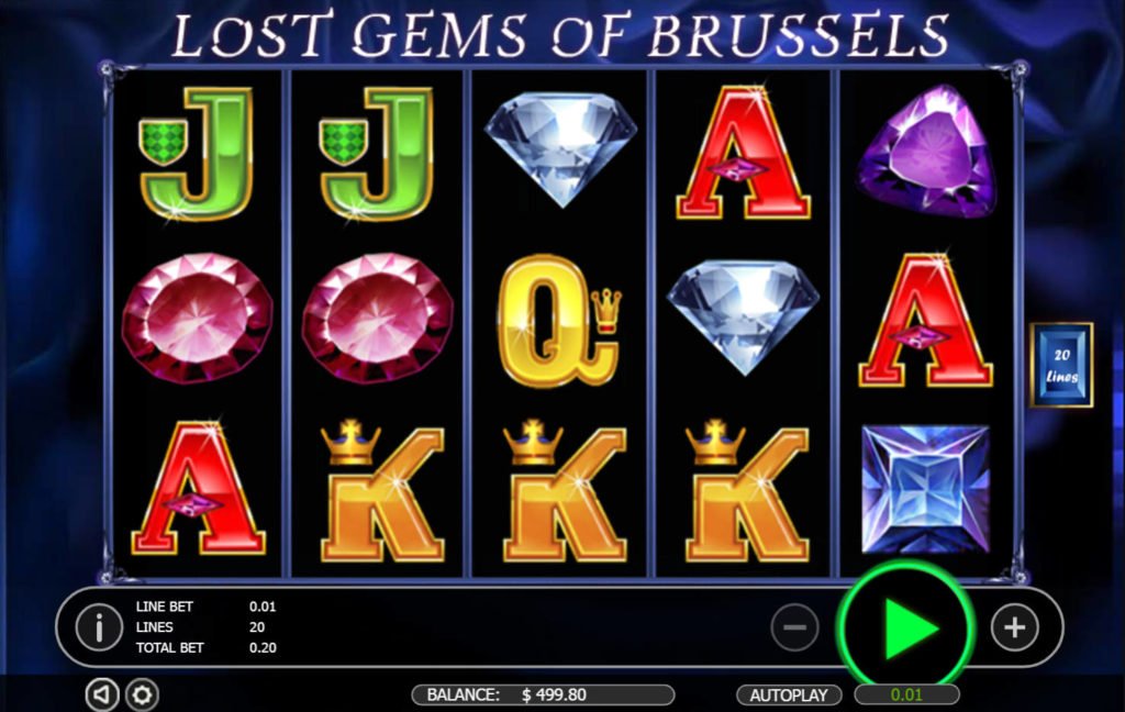 lost gems of brussels игровой автомат