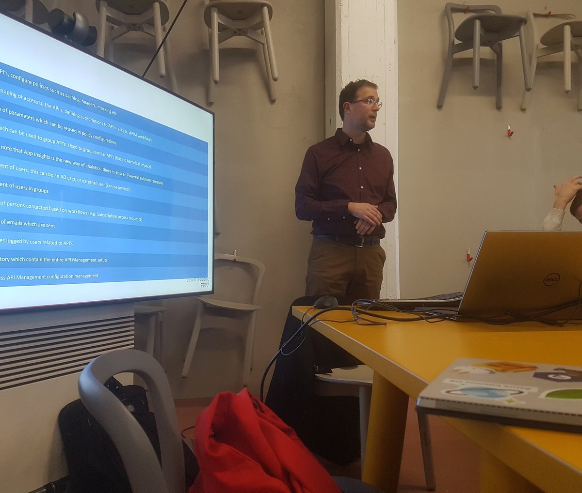 Vandaag gaf <a href="/snefs/">Sander Nefs (ITConnector.nl)</a> een <a href="/AzureApiMgmt/">Azure API Management</a> workshop bij @AllegoCharging