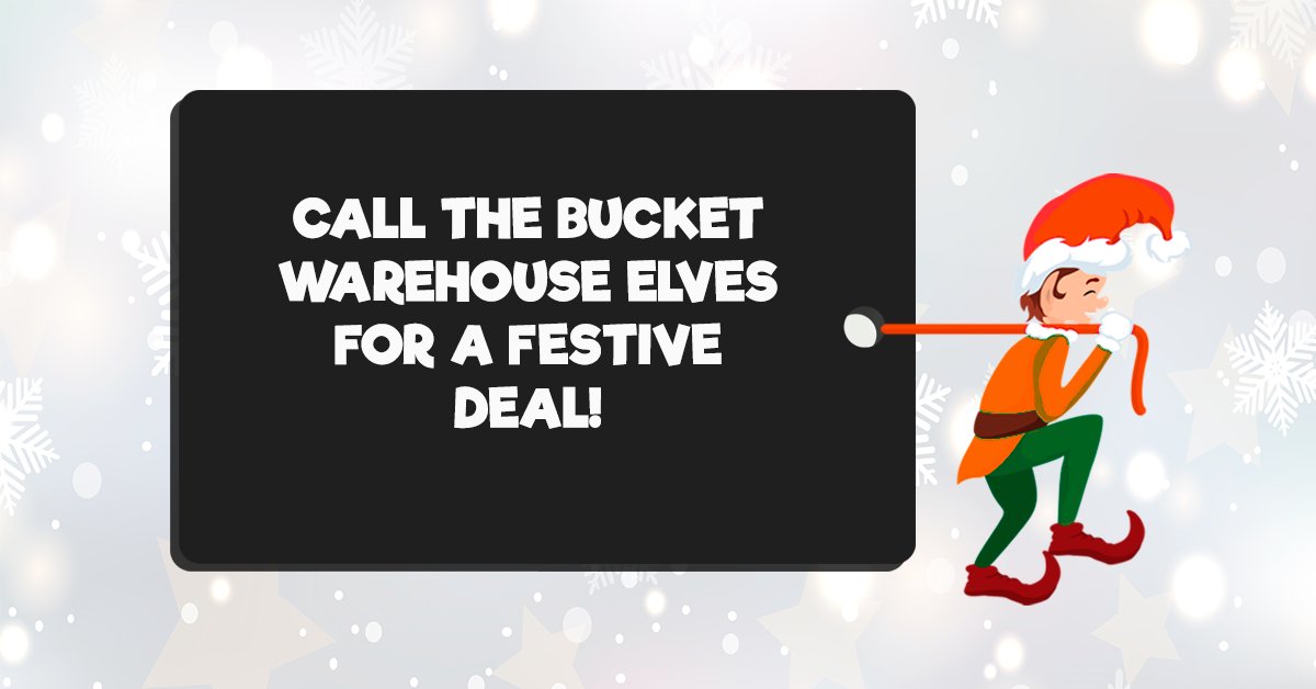🎄Christmas is coming at Bucket Warehouse, and our elves are here to get you a great deal! Call us before 21st December to grab yourself a festive offer!🎄
Call: 01525 851912