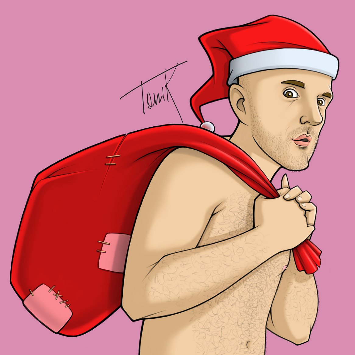 gabecnc's tweet image. #santaiscoming 🎅 thank you @TaniK72 I love it! #xmasmood