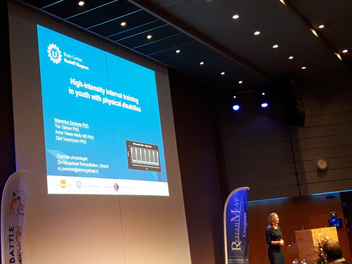 <a href="/MaremkaZwinkels/">Maremka Zwinkels</a> talks about HIIT in children with disabilities and lets us perform the workout as well 😱🏃‍♂️ #RehabMove2018 <a href="/DeHoogstraat/">De Hoogstraat</a> @U_Hersencentrum