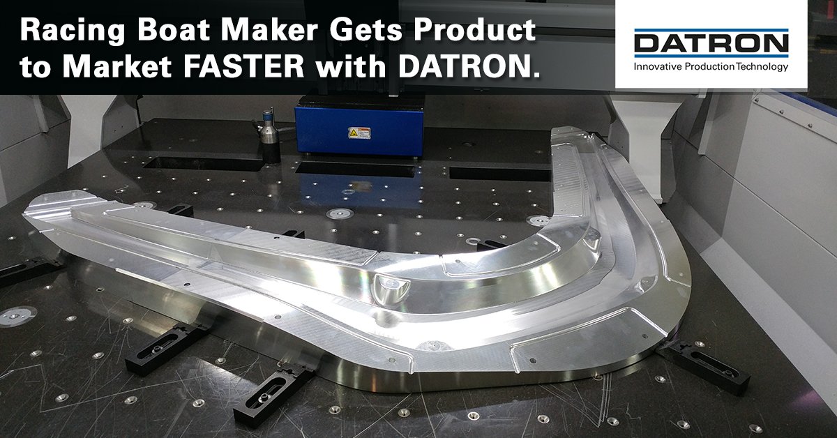 DatronCNC's tweet photo. This large aluminum mold is 64 inches from tip-to-tip and is used to make the carbon fiber rigger mounted to Hudson Boat Works lightweight racing boats.
READ STORY: https://t.co/x4uuSLJwET
#datron #datroncnc #beashark #mlcube #racingscull #racingshell #rowing #cncmchining https://t.co/X4QJewdpt6