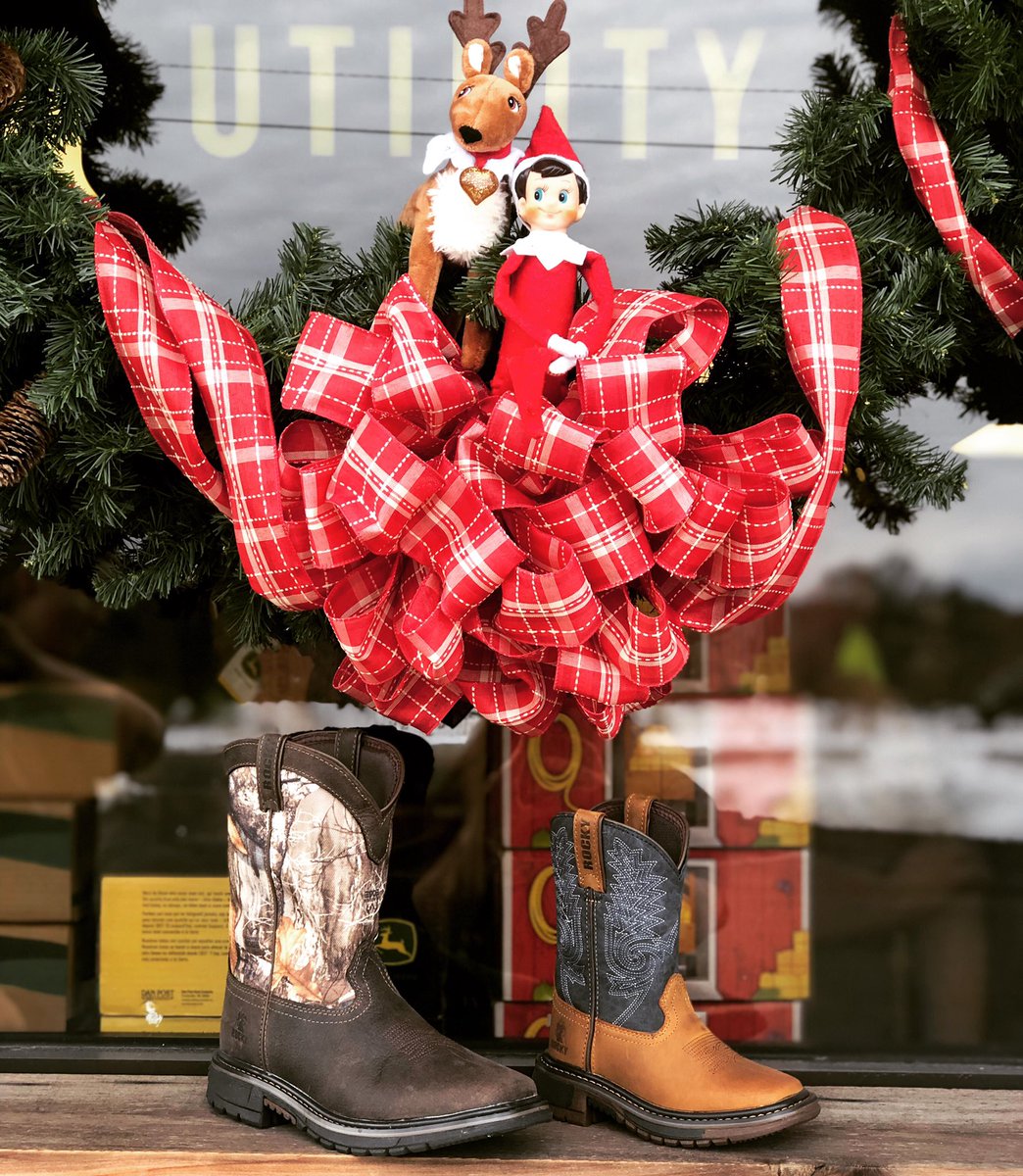 Rocky the elf sure does love our NEW Rocky kids boots! Perfect for Christmas 🎄🎄🎄🎄
