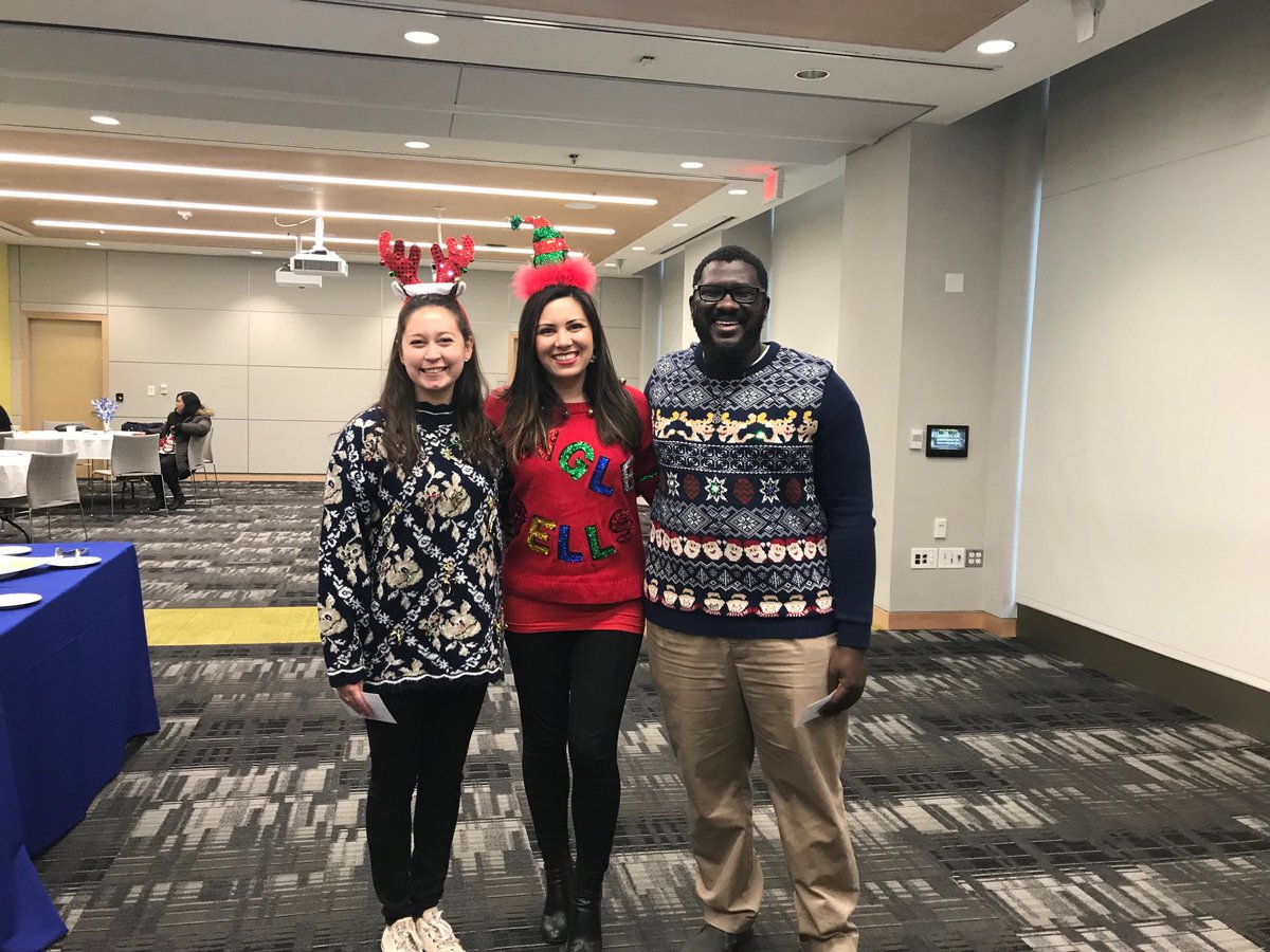 FantaAwNAFSA's tweet photo. Happy Holidays OCL team. Thanks for all your great work! Love the sweaters😀😀 https://t.co/Hyd9PNDtVd