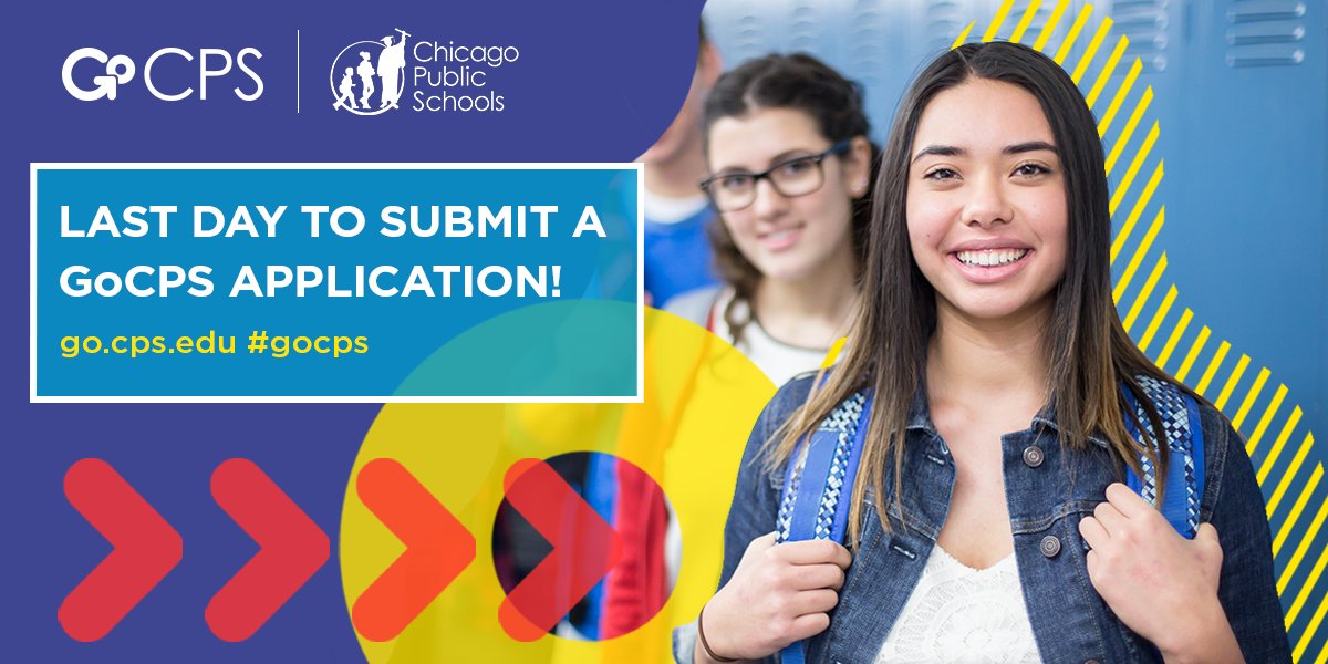 Friday December 14, 2018 is the final day! All families applying to  attend a CPS school in 2019-20 must submit applications today in order  to meet the round one deadline.

cantyschool.org/news--announce…