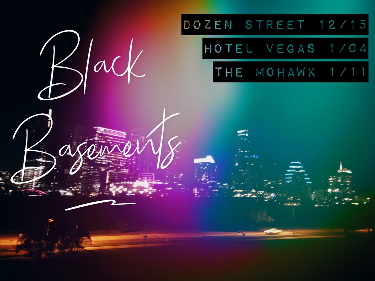 Our next show is this Saturday 12/15 at <a href="/DozenStreet/">Dozen Street</a>! Come get toasty with us at this endearing neighborhood hangout on the east side! #atx #12thandchicon #austinmusic
