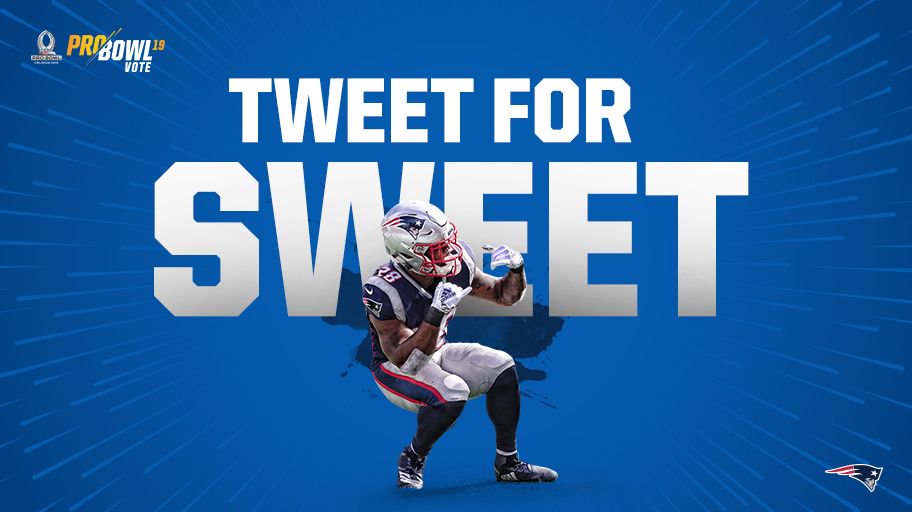 Tweet for Sweet.  Last day to #ProBowlVote! 1 RT = 2 votes for @SweetFeet_White https://t.co/gL4h29WVFN