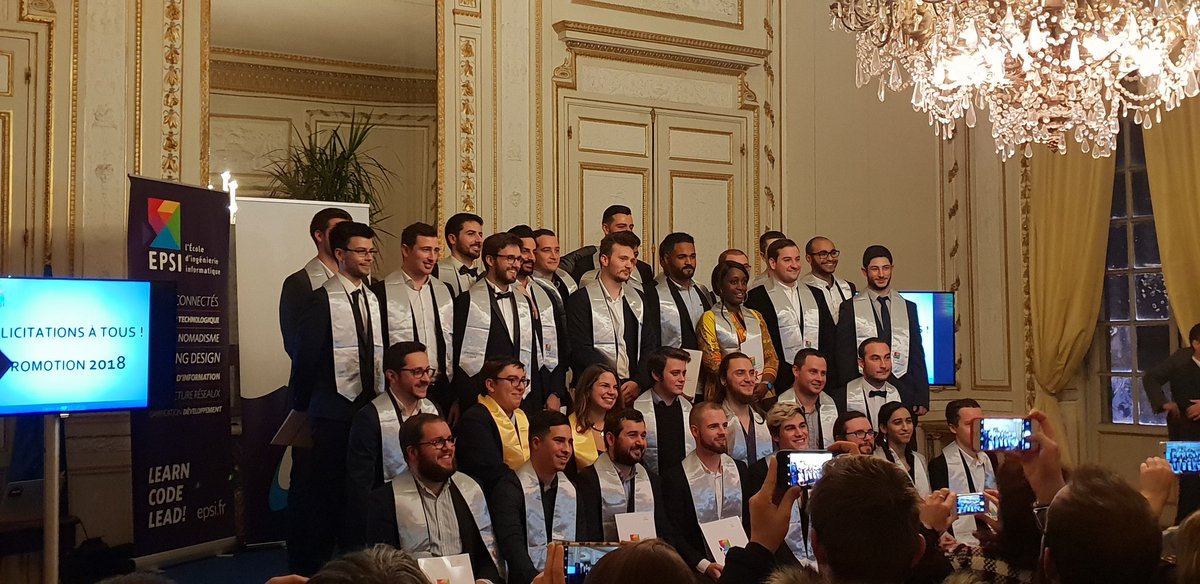 Félicitations à la promotion 2018 EPSI Bordeaux ! 🤗 Parrainée par <a href="/sogeti_fr/">Sogeti France</a> / <a href="/capgeminifrance/">Capgeminifrance</a> !