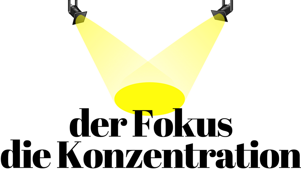 AuthGerLearning's tweet photo. Wenn du mit Konzentration Deutsch lernst, wirst du schnell Fortschritte machen! 👌👍

Wörter des Tages:
der Fokus [ˈfoːkʊs] - focus
die Konzentration [kɔnt͡sɛntʁaˈt͡si̯oːn] - concentration, strength, focus

#learngermanwords #LearnGerman #Deutschlernen #LerneDeutsch #Vokabel https://t.co/3kyQy7gU4d