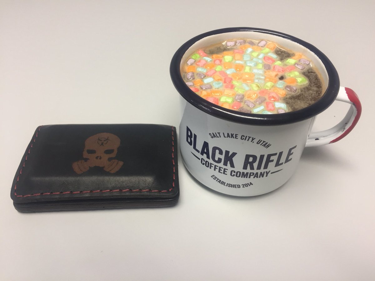 Sometimes Christmas marshmallows in your Black Rifle Coffee is the best. And shout out to Savage Gentleman this by far is the best wallet ever. <a href="/blckriflecoffee/">Black Rifle Coffee</a> <a href="/League_of_SG/">Savage Gentleman</a>