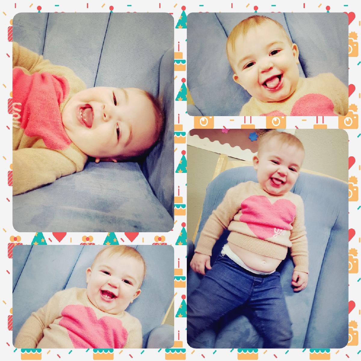 Happy 1st Birthday Ms. W! 🎉🎉<a href="/mrsrollCHHS/">Sarah Roll</a> #photoshoot #bigbluechair #toomuchfun