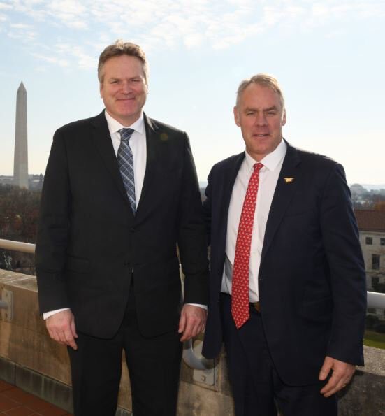 Great to meet Alaska's Governor Dunleavy. The Interior and Alaska share a special relationship and we partner on many issues. I'm looking forward to working with his administration.