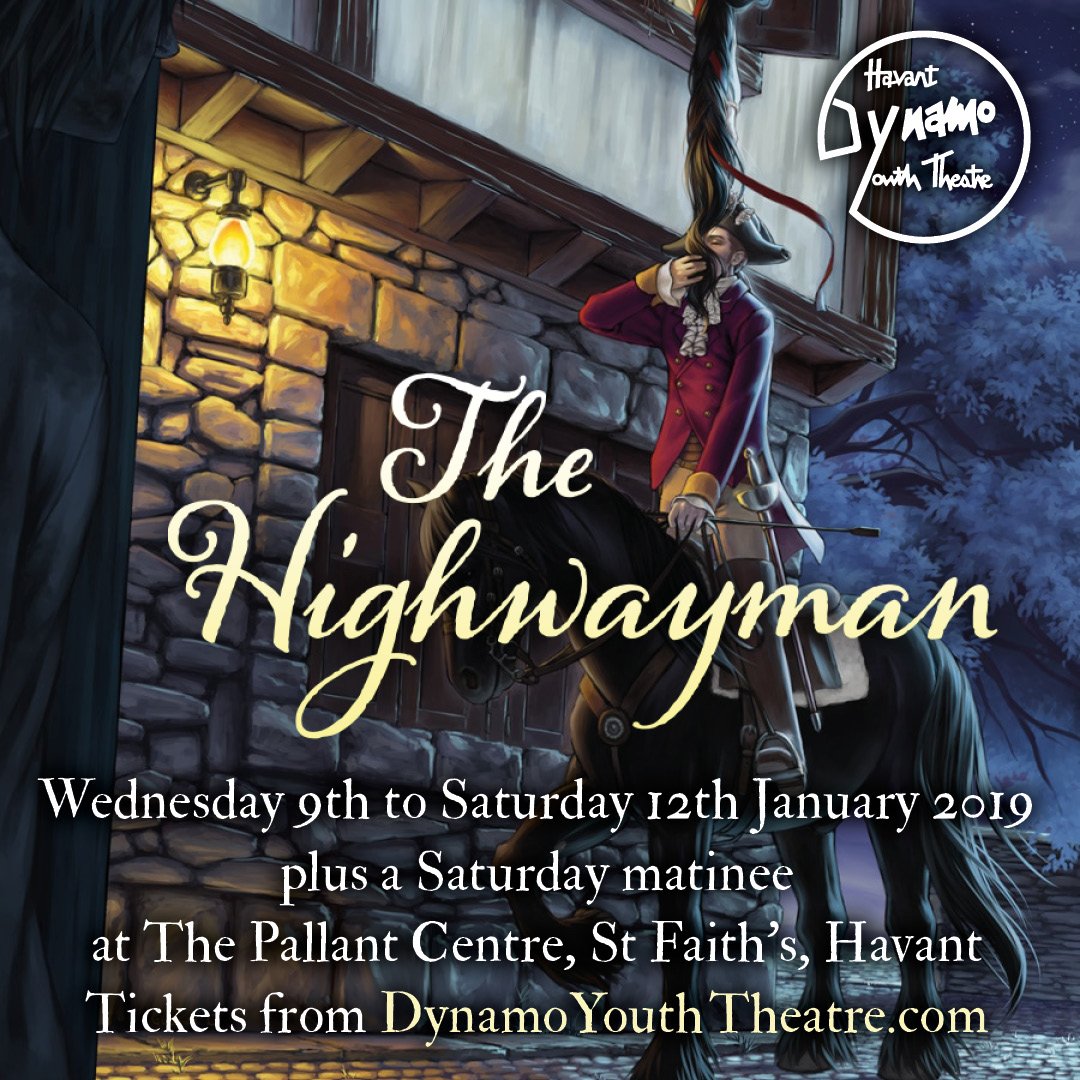 HavantDYT's tweet photo. Tickets for The Highwayman musical on sale now!
https://t.co/V3cMTLgKXS https://t.co/Zqep5nV9L8