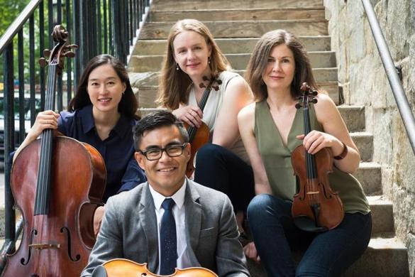 ArtsatMIT's tweet photo. The Arneis Quartet flowers at MIT, playing MIT Lecturer Elena Ruehr’s String Quartet No. 3, the heady hymns of Institute Professor John Harbison’s String Quartet No. 3 among other pieces. Read more @BostonGlobe: https://t.co/lSReXrYOGI
@ruehr @MIT_MTA #JohnHarbison https://t.co/yZpdc4T6Jf