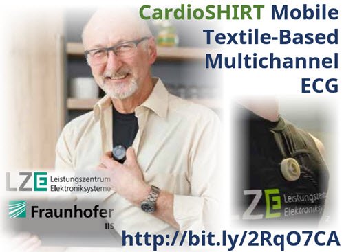 MedGizmo's tweet image. #FraunhoferIIS CardioSHIRT Mobile Textile-Based Multichannel #ECG bit.ly/2RqO7CA #hearthealth #medtech #meddevice #etextiles #smarttextiles