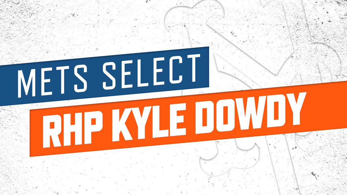 We have selected RHP Kyle Dowdy in the first round of the Rule 5 draft. #Mets https://t.co/ZQpSyf4lxy