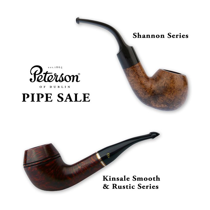 MilanTobacco's tweet image. Peterson's Shannon &amp;amp; Kinsale pipe series have been discontinued by the distributor, so let's say so long to these wonderful classics with a little fanfare, shall we? They're all 40% off until the very last one is sold! 
milantobacco.com/peterson_pipes…
#Peterson #PipeSale #PetersonPipes