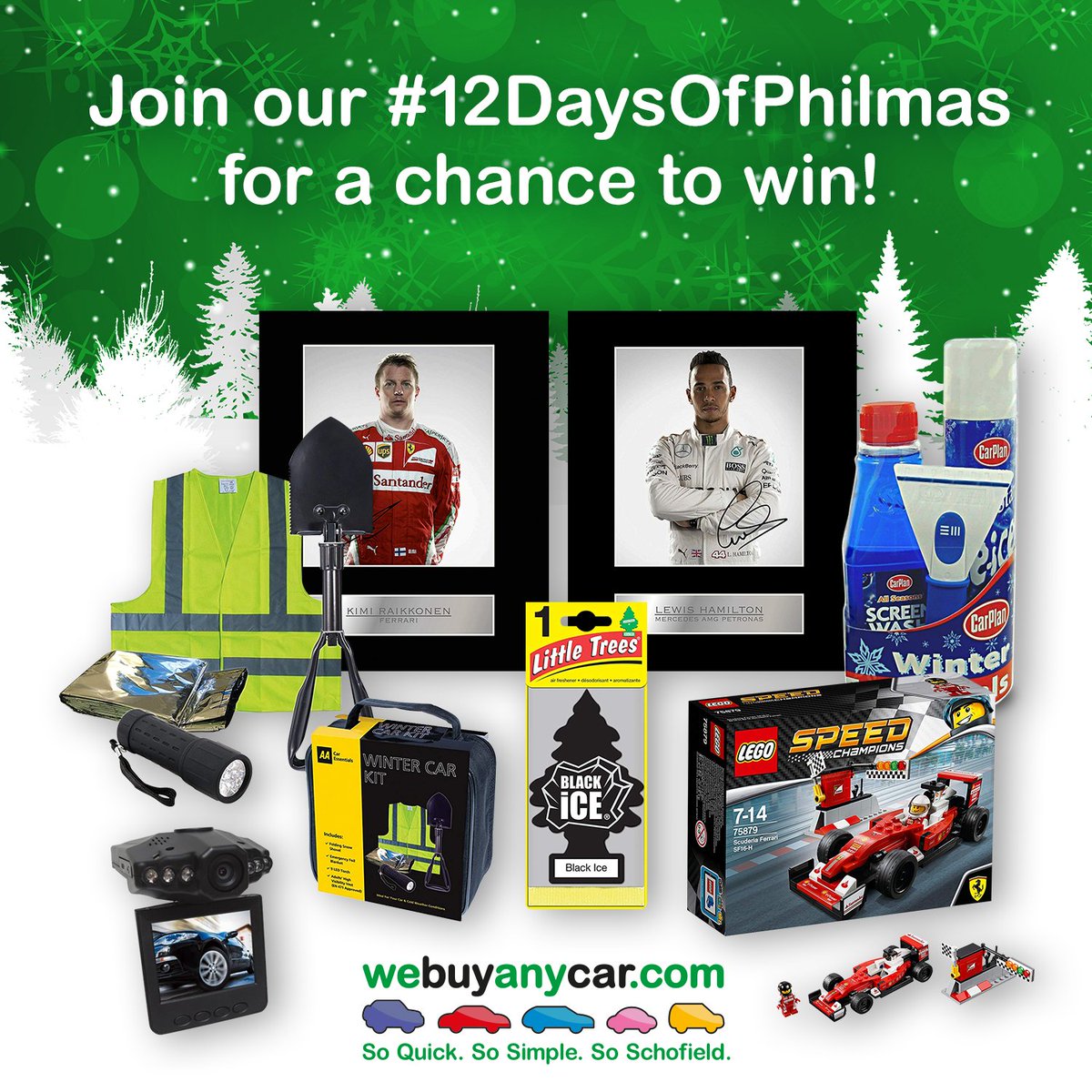webuyanycar's tweet photo. There's still time to enter today's #12DaysOfPhilmas #competition for your chance to #win one of 12 prizes! Tell us what your true love got your on the 4th day of Philmas before midnight, RT & Follow for more chances to win! https://t.co/We5v1QxsJY