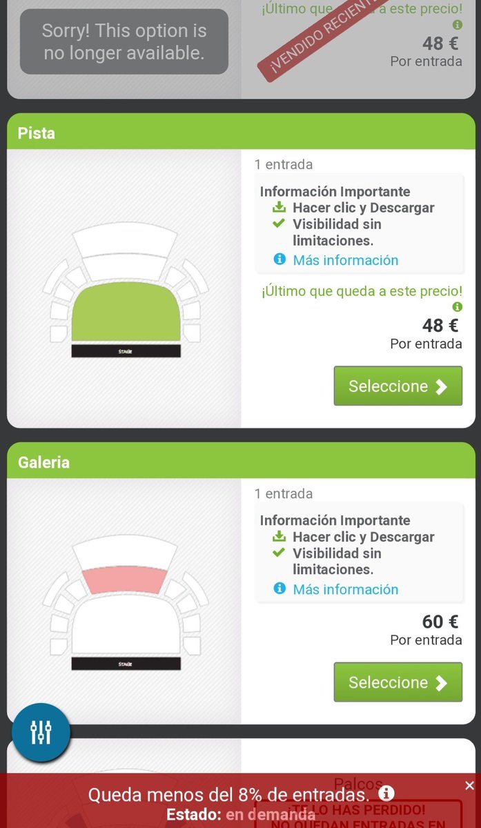 Si vais a comprar entradas, siempre hacedlo en los puntos de venta oficiales o webs que sean oficiales y que ponga el artista. Hemos visto que en "Viagogo" venden las entradas de <a href="/BelyBasarte/">Bely Basarte</a> a un importe superior y te bombardean con que quedan pocas y te des prisa.