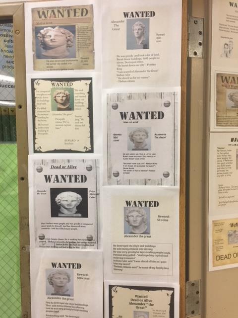 WendyLGarrett's tweet photo. Alexander the Great "Wanted" Posters
My 6th graders are amazing!
@bmsbucks  @BCSDTechTeam https://t.co/1ziCmlCvii