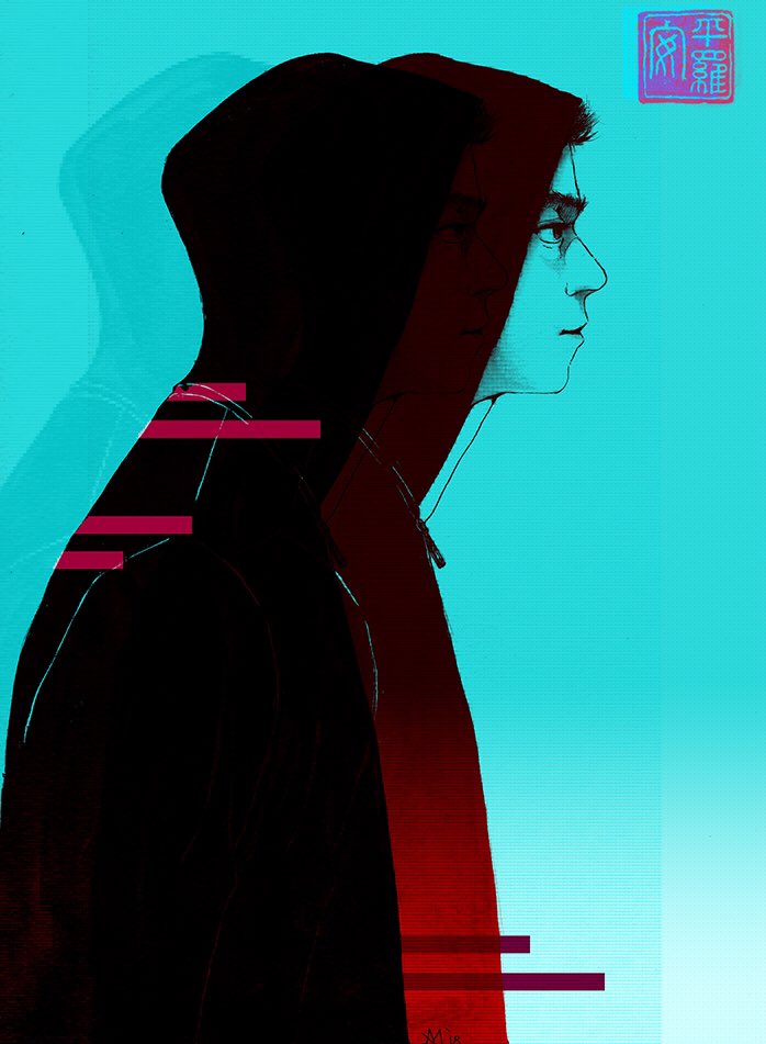 artangel23_'s tweet photo. Mr_Robot_ [2018] 🤖
Traditional Ink &amp; Digital colour

HD version:
https://t.co/ReY81VMvyH

#illustration #イラスト #mrobot #tv #drawing #elliotalderson #ramimalek #autumnfashion #fanart #traditionalink  #originalwork #gpen #pencil #ink #ペン画 #dibujo #peccosa #featured https://t.co/n1hylknU8U