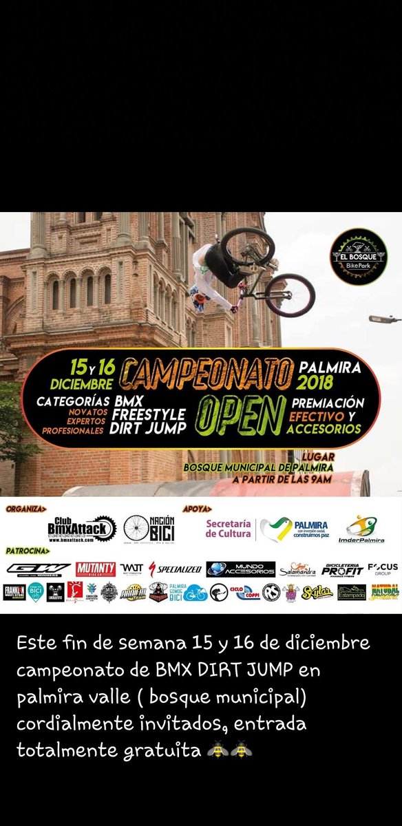chikyherrerabmx's tweet photo. #bmx #mtb #palmira #CIClass https://t.co/ydieQTu68L