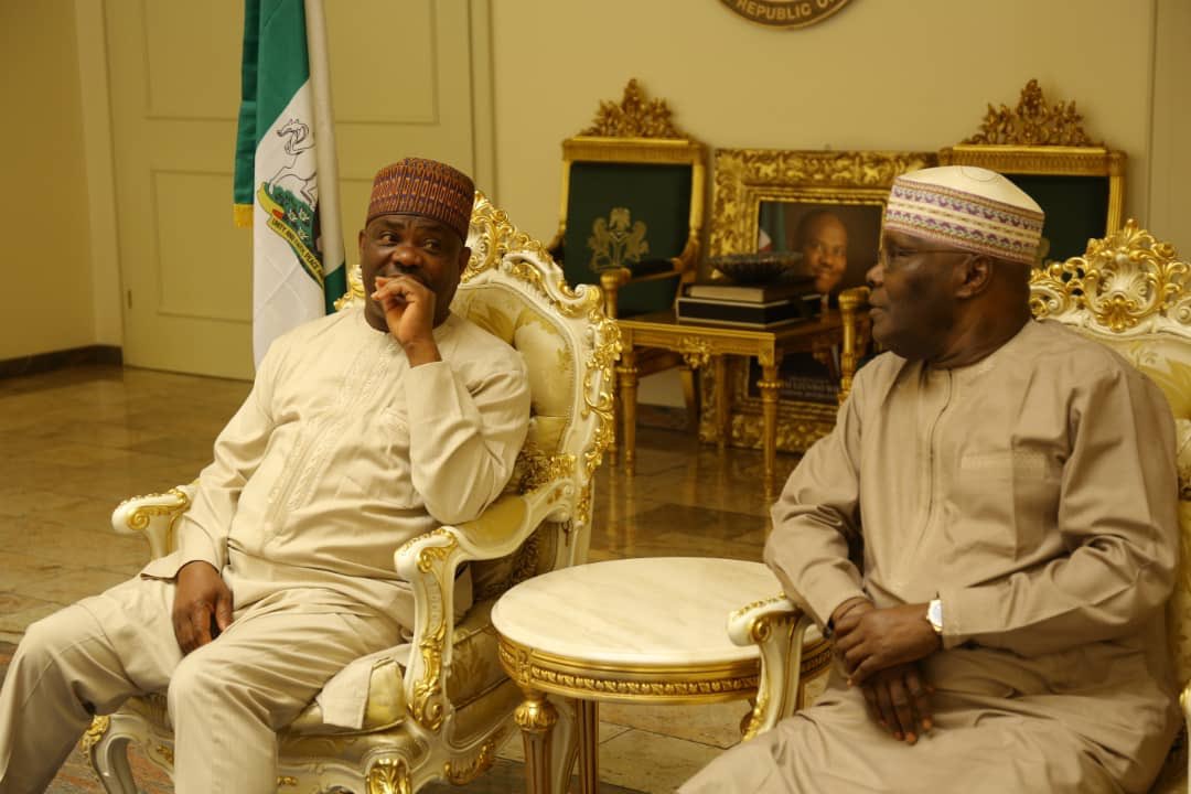 atiku's tweet photo. Happy birthday to the Mr. Project of our time. Wishing you many more years in good health and project delivery for the good people of Rivers State and Nigeria. https://t.co/IEuCmsfzEu