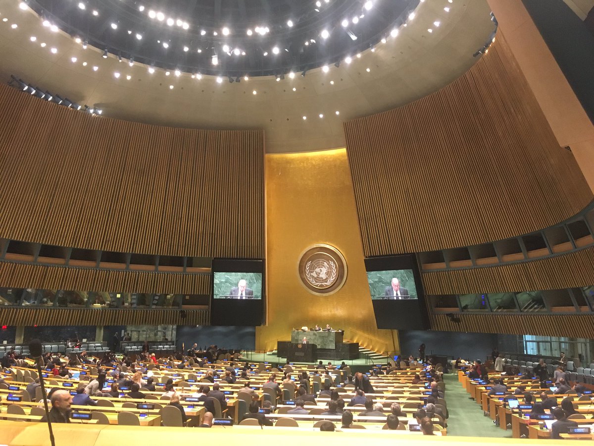 ItalyUN_NY's tweet photo. #GHFP Resolution adopted! #today #UNGA said a firm YES to traditional #healthydiets, food diversity and healthy eating habits and lifestyles, reaffirming that they are THE key to global #health. https://t.co/UWy61Regcg