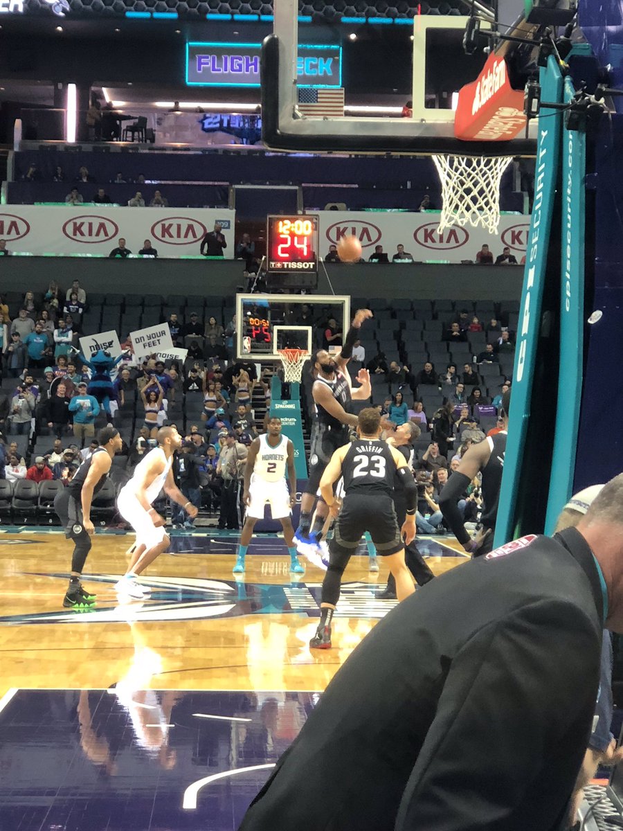 Kristen_Beat's tweet photo. Got to watch former Spartan @MilesBridges in CLT - play the Pistons... #perfectmatchup #MittenClub https://t.co/lif0P94v4N
