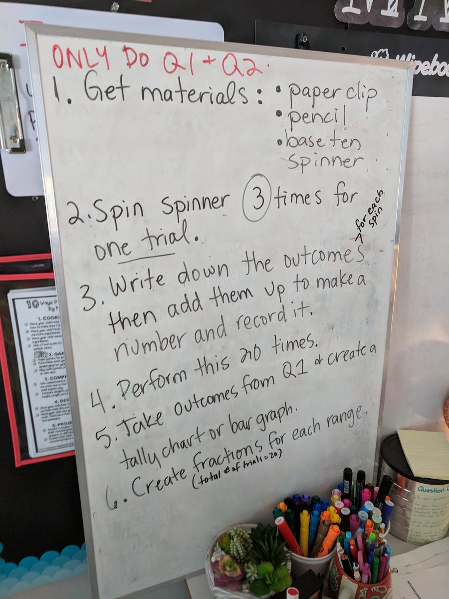 MRSAGOSTINIOCT's tweet photo. @StLukeNepean @MrsJFlinn @KimLacelle2 having a timer for a visual cue, #cocreated #successcriteria and supporting students by providing an example of how to organize #data within their #ocsbMathUp #actiontask https://t.co/9BBgrtAmPP