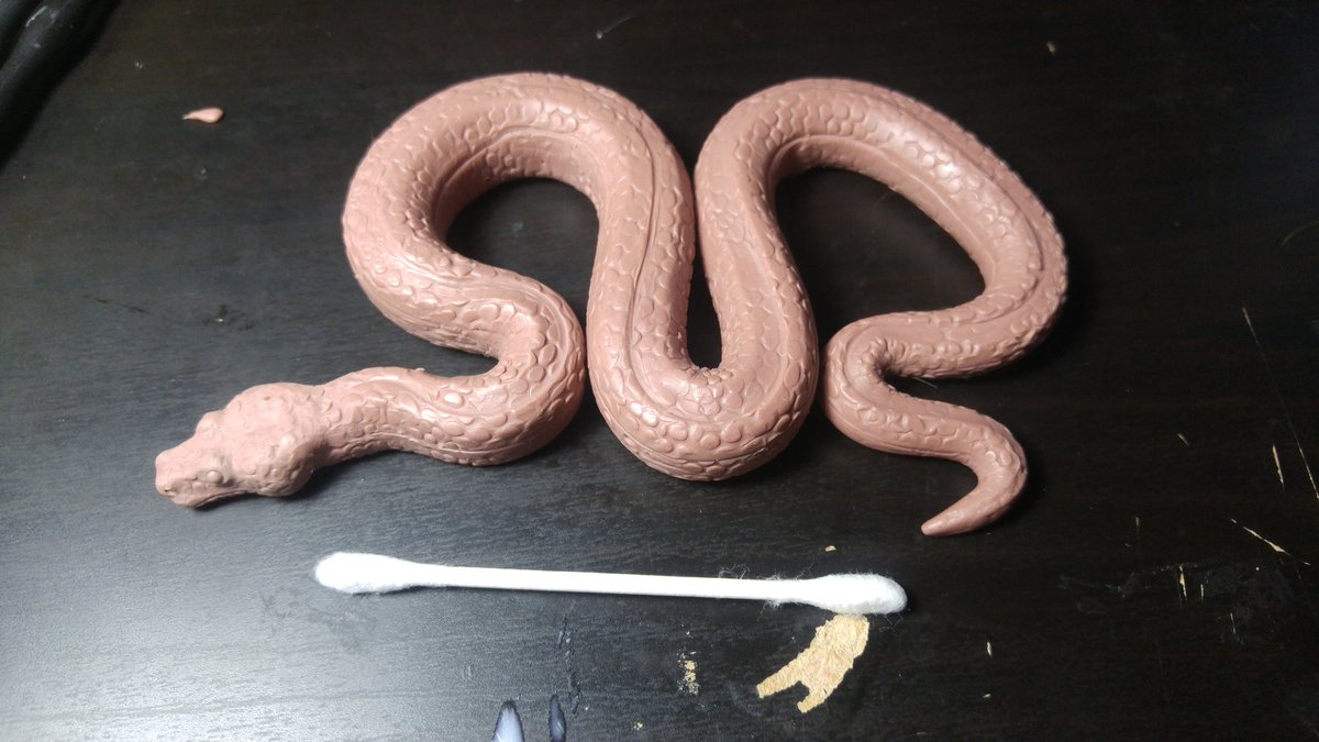 clay snake sculpture