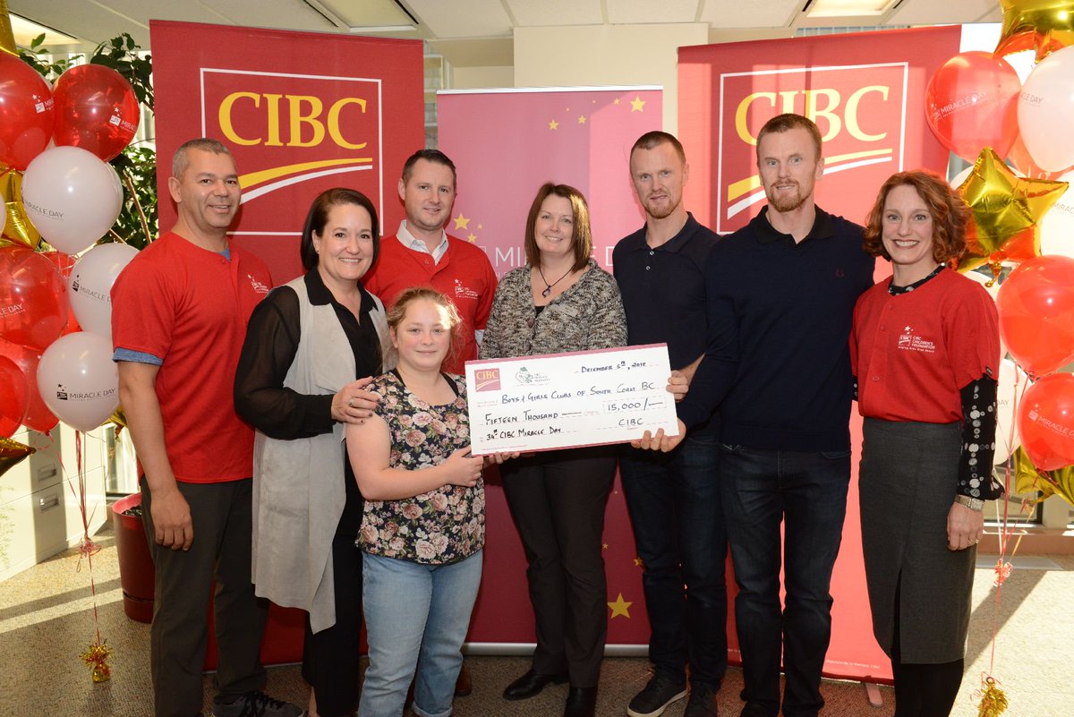 Last week we joined @BCGyvr 
and <a href="/cibc/">CIBC</a> Capital Markets group for #CIBCMiracleDay. 34 years of supporting kids in BC. Thanks for having us! 
#communityisateamsport