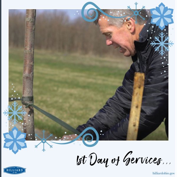 On the first day of services the City of Hilliard provides for me, a forester who knows all about trees!

Hilliard is a “Tree City USA,” but what does that mean? It means we meet all of the standards of sound urban forestry management and that we love and care for our trees!